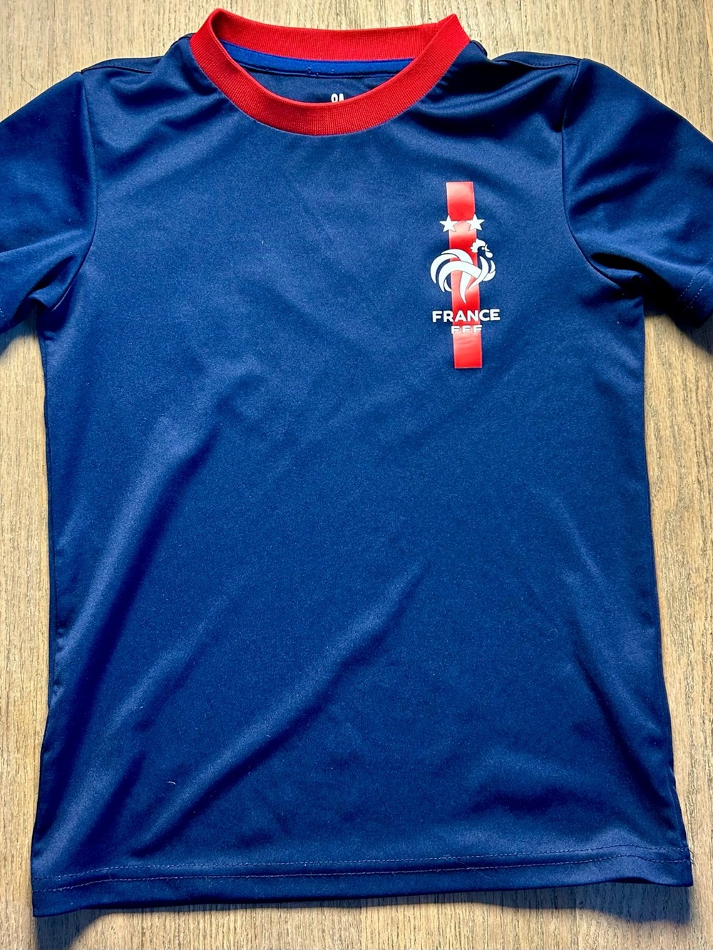France FFF Soccer Jersey & Shorts Set Kids Age 8 French National Team